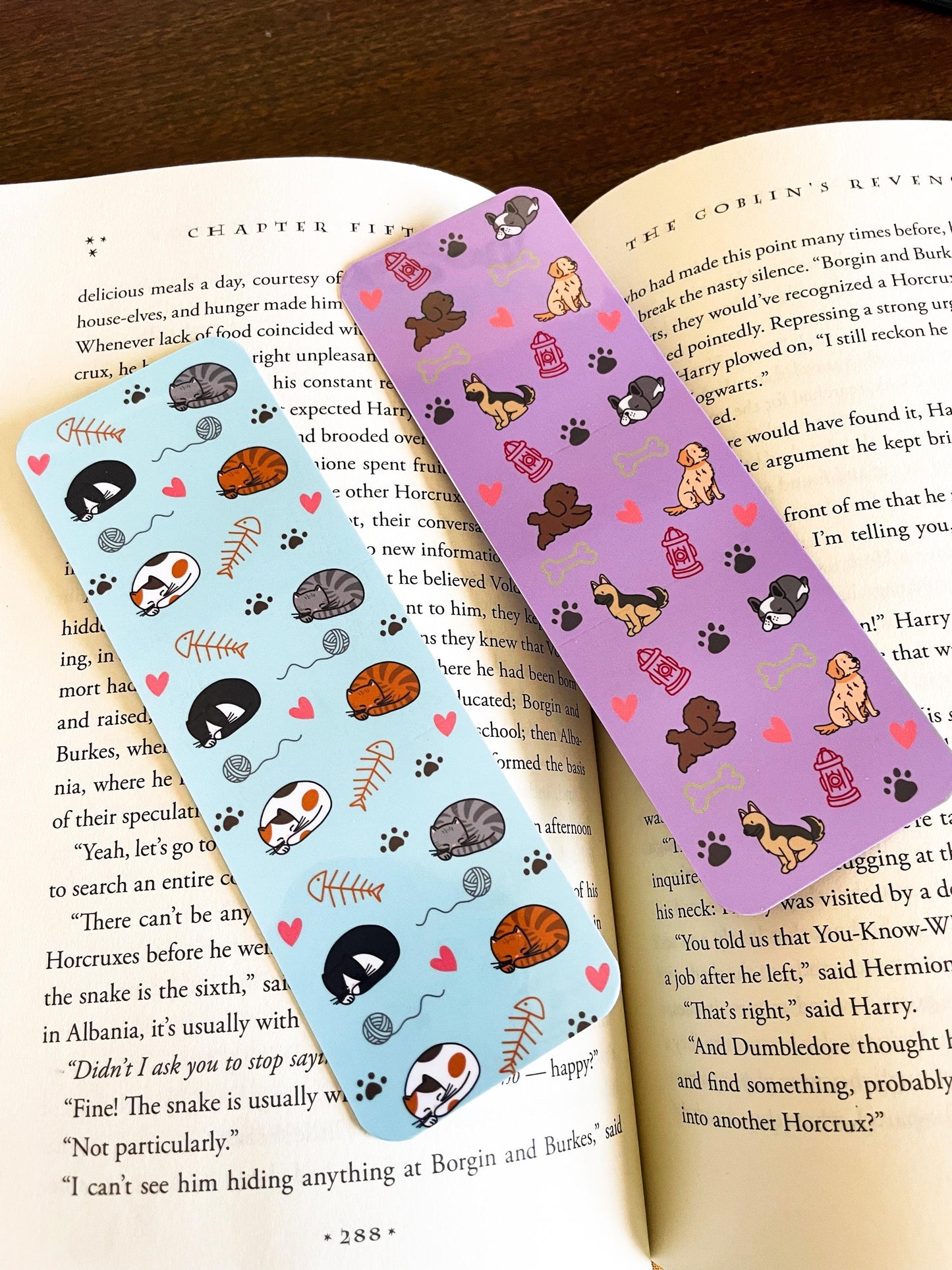 Dog and Cat Bookmarks