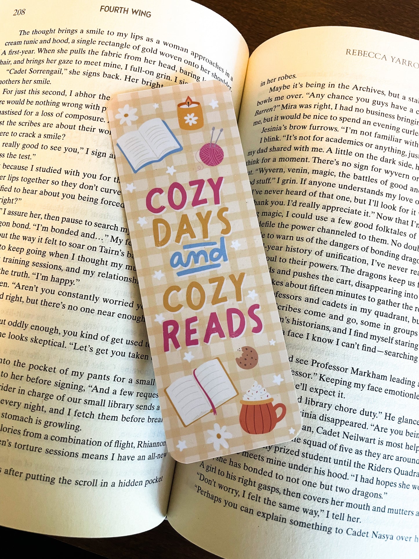 Cozy Days, Cozy Reads Bookmark