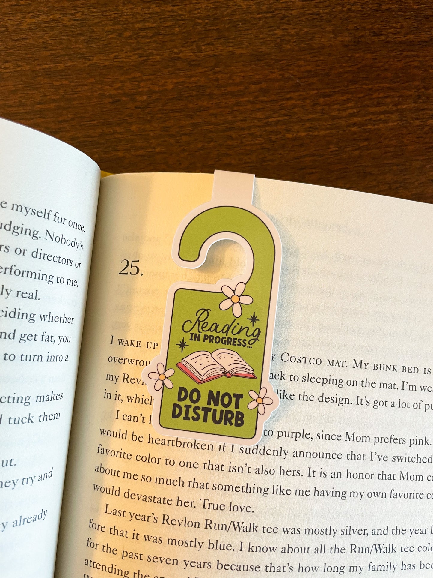 Reading in Progress Magnetic Bookmark