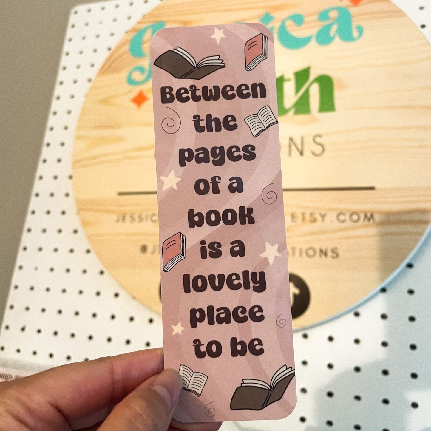 Between the Pages of a Book Bookmark