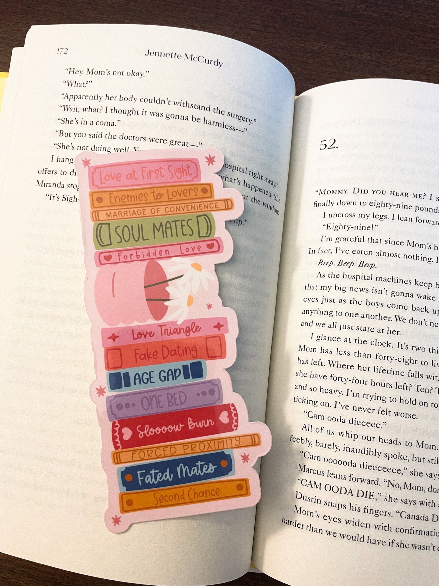 Book Tropes Bookmark