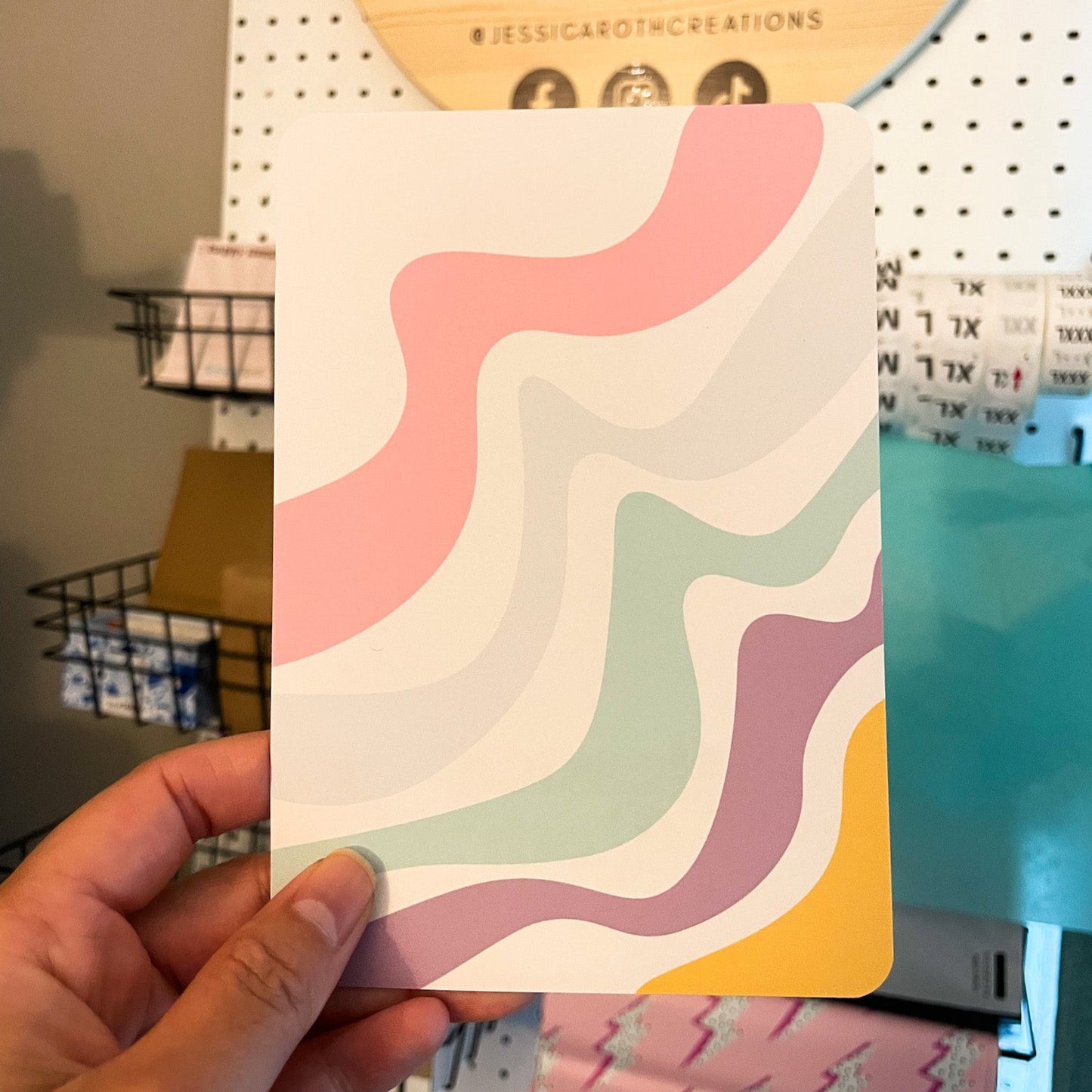 Pastel Waves Kindle Insert