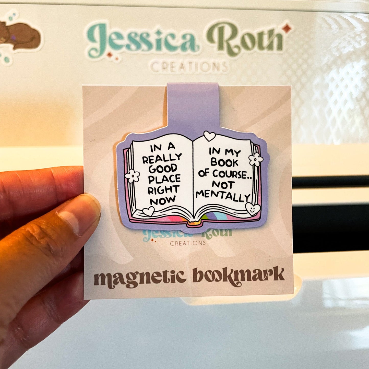 In a Really Good Place Magnetic Bookmark