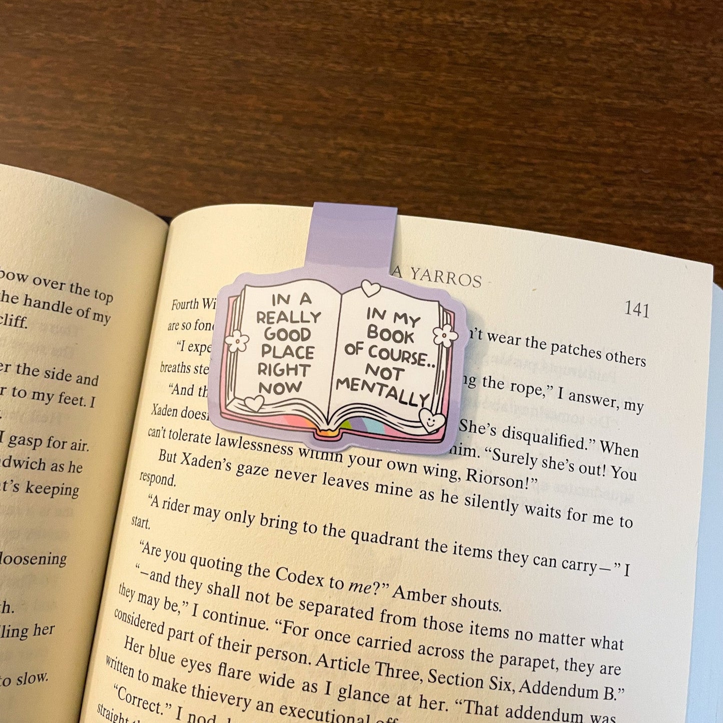 In a Really Good Place Magnetic Bookmark