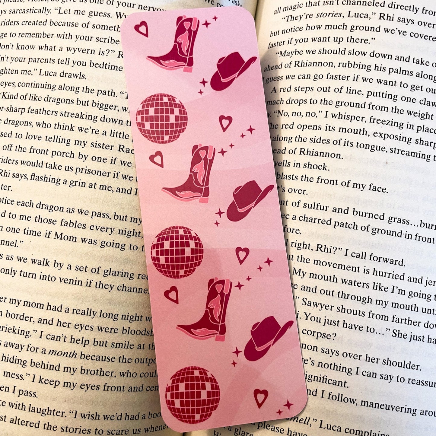 Disco Cowgirl Bookmark