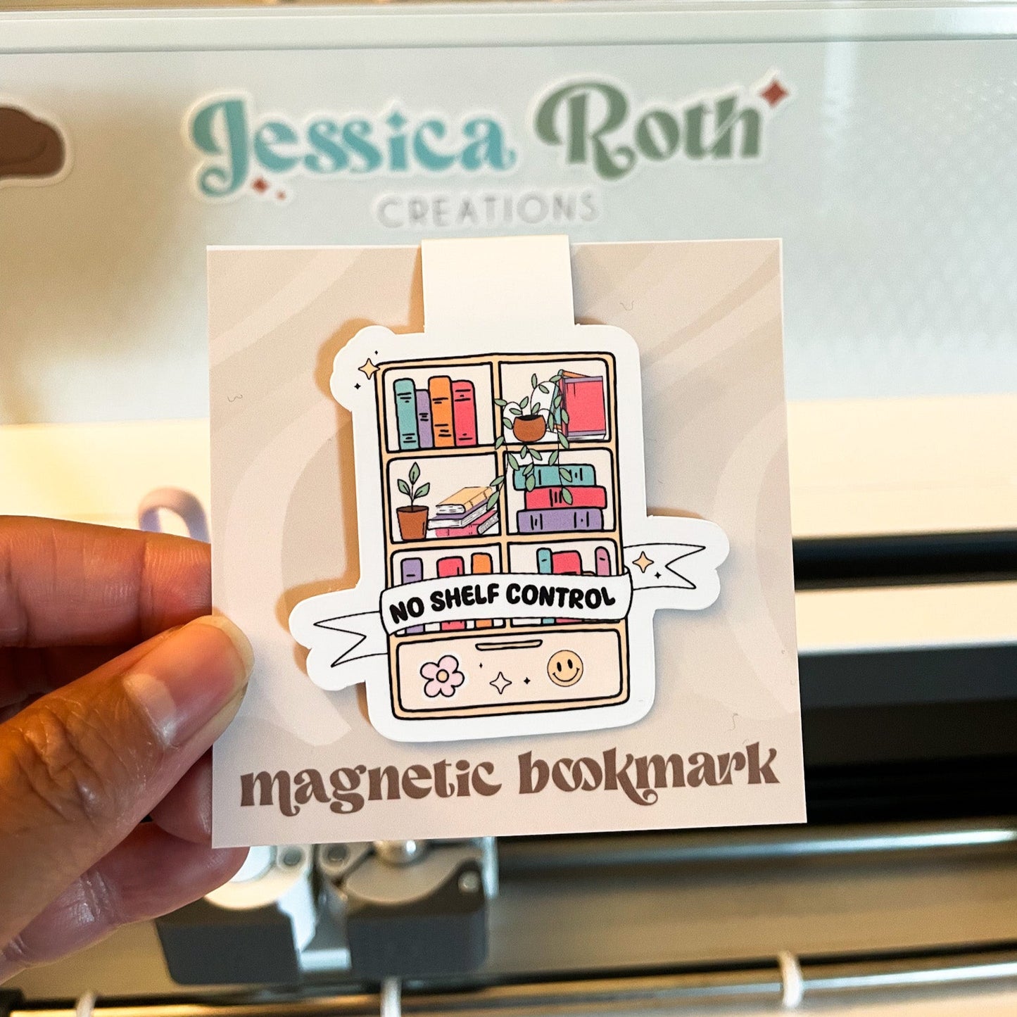 No Shelf Control Club Magnetic Bookmark