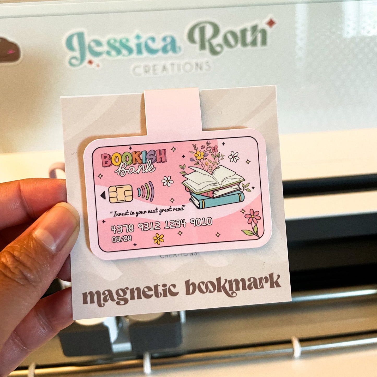 Bookish Bank Magnetic Bookmark