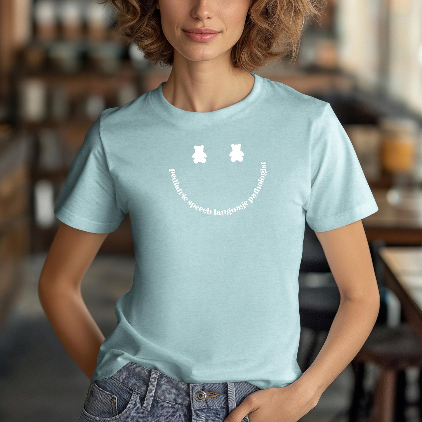 Speech Language Pathologist Smiley Shirt