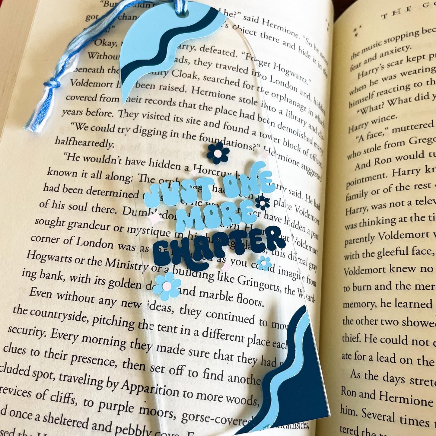 Just One More Chapter Acrylic Bookmark