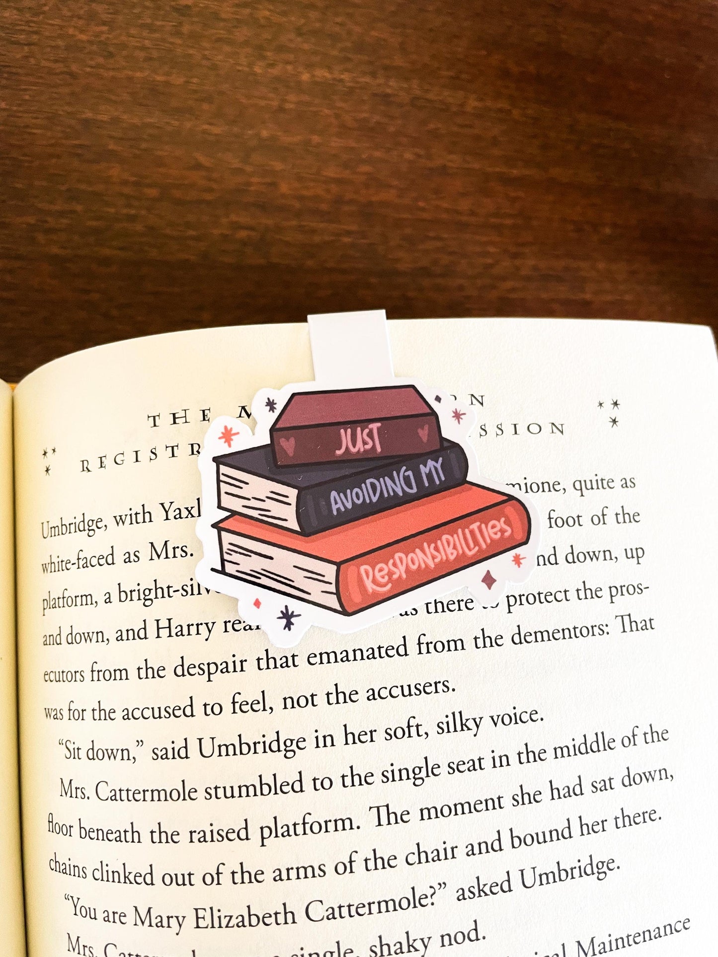 Avoiding My Responsibilities Magnetic Bookmark