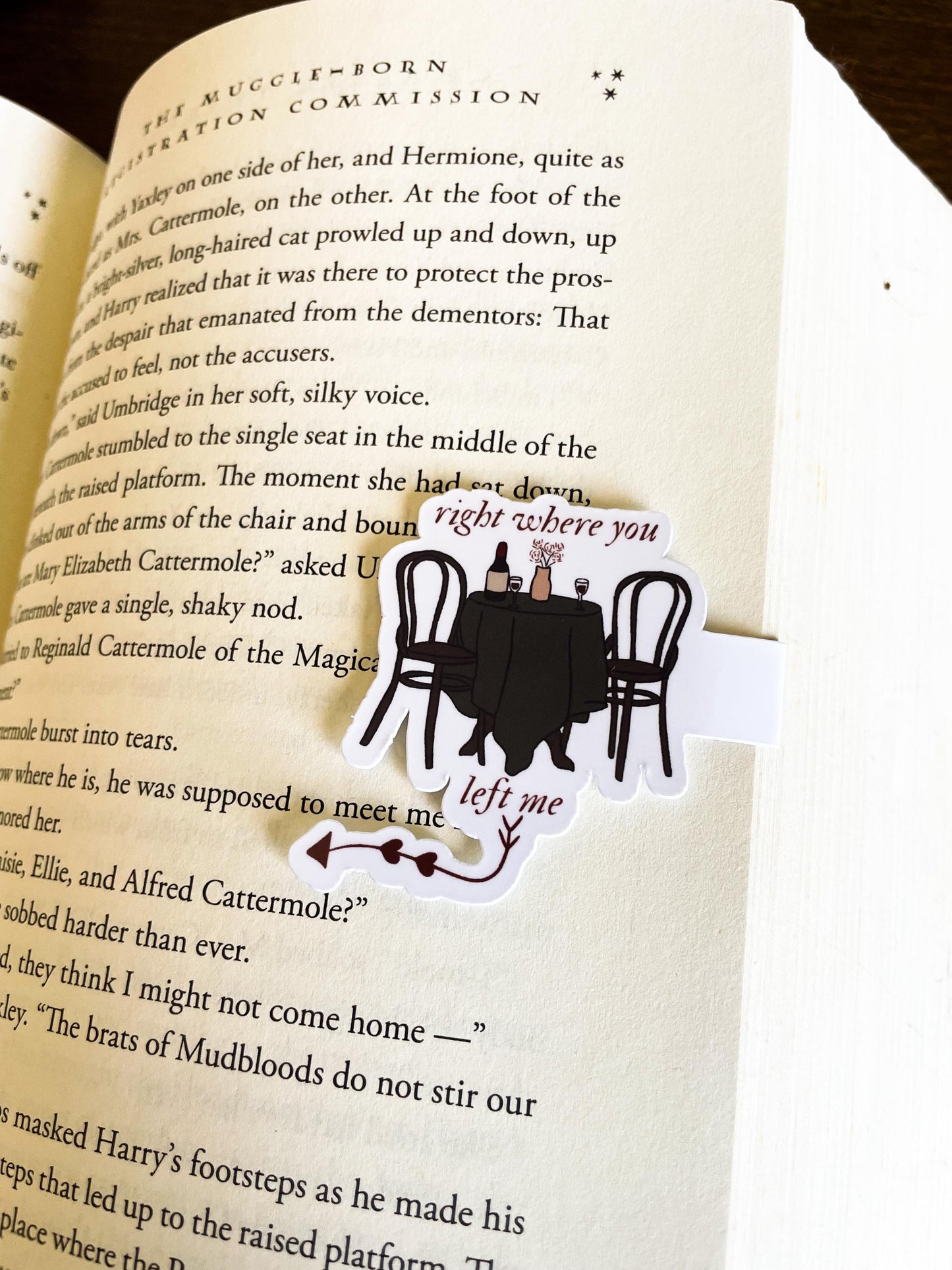 Right Where You Left Me Magnetic Bookmark
