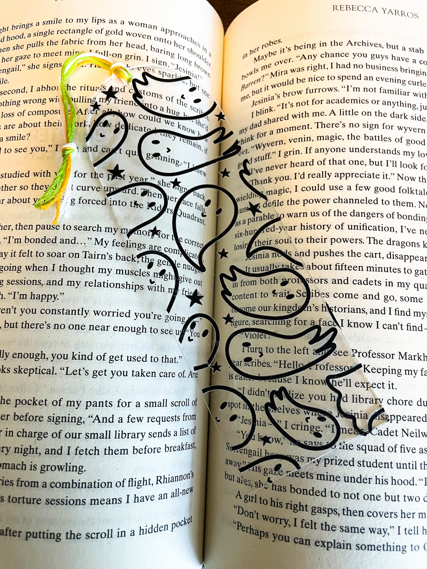 Gleeful Ghosts Acrylic Bookmark