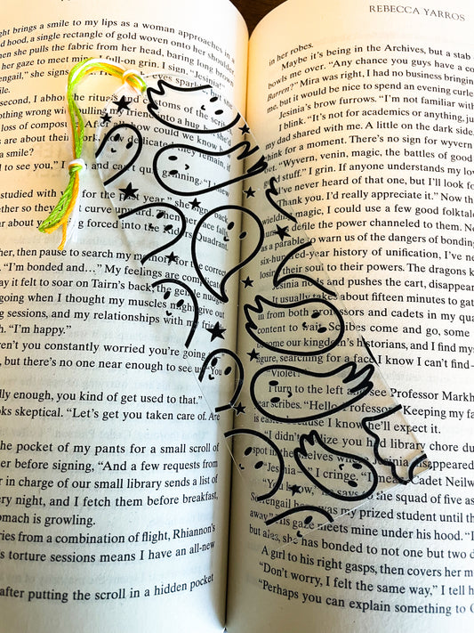 Gleeful Ghosts Acrylic Bookmark