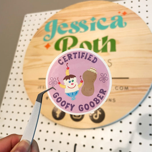 Certified Goofy Goober Holographic Sticker