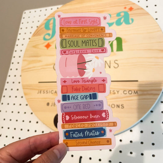 Book Tropes Bookmark