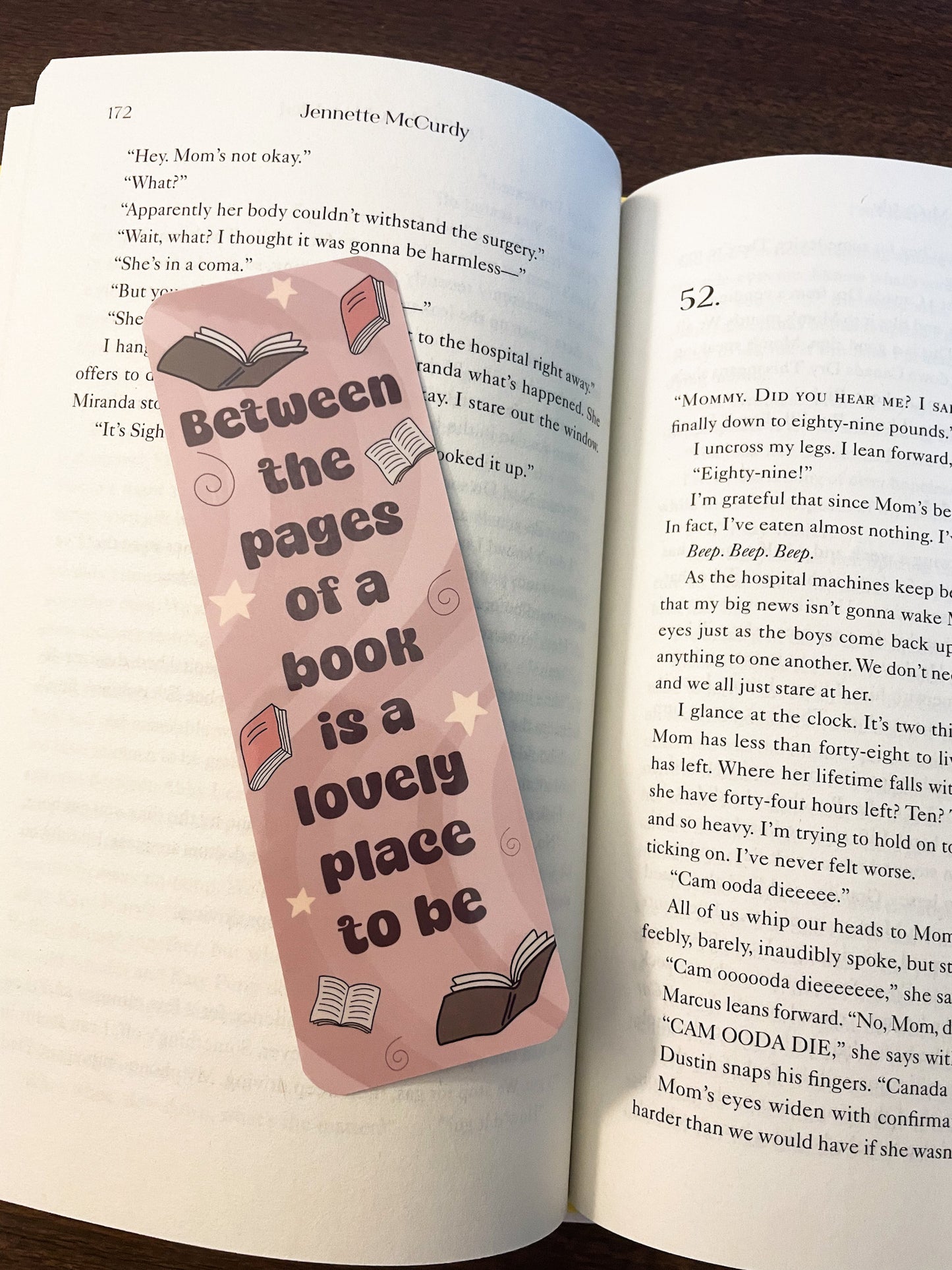 Between the Pages of a Book Bookmark
