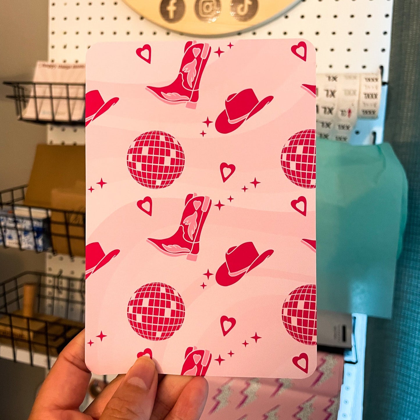 Disco Cowgirl Kindle Insert