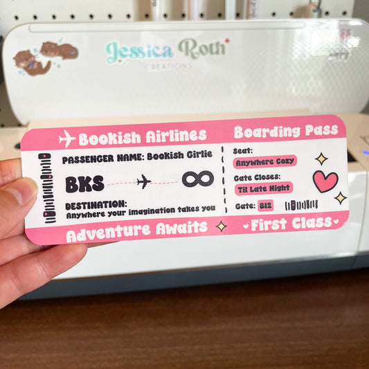 Bookish Airlines Bookmark